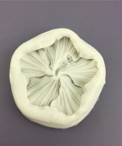 Alternative view of Vedini Five-petal Flower Hibiscus Flower Silicone Mold Candle Chocolate Baking Fin Sugar Gypsum Soap JKB 3019