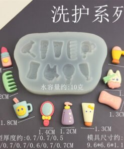 Vedini Wash Protection Series silicone mold for candles soap resin and DIY crafts JKB-3028