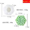Vedini succulent flower silicone mold for candles soaps resin plaster and DIY crafts JKB-3013