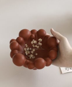 Alternative view of vedini Concrete Irregular Bubble Cloud Tray Silicone Mold JKB-3106