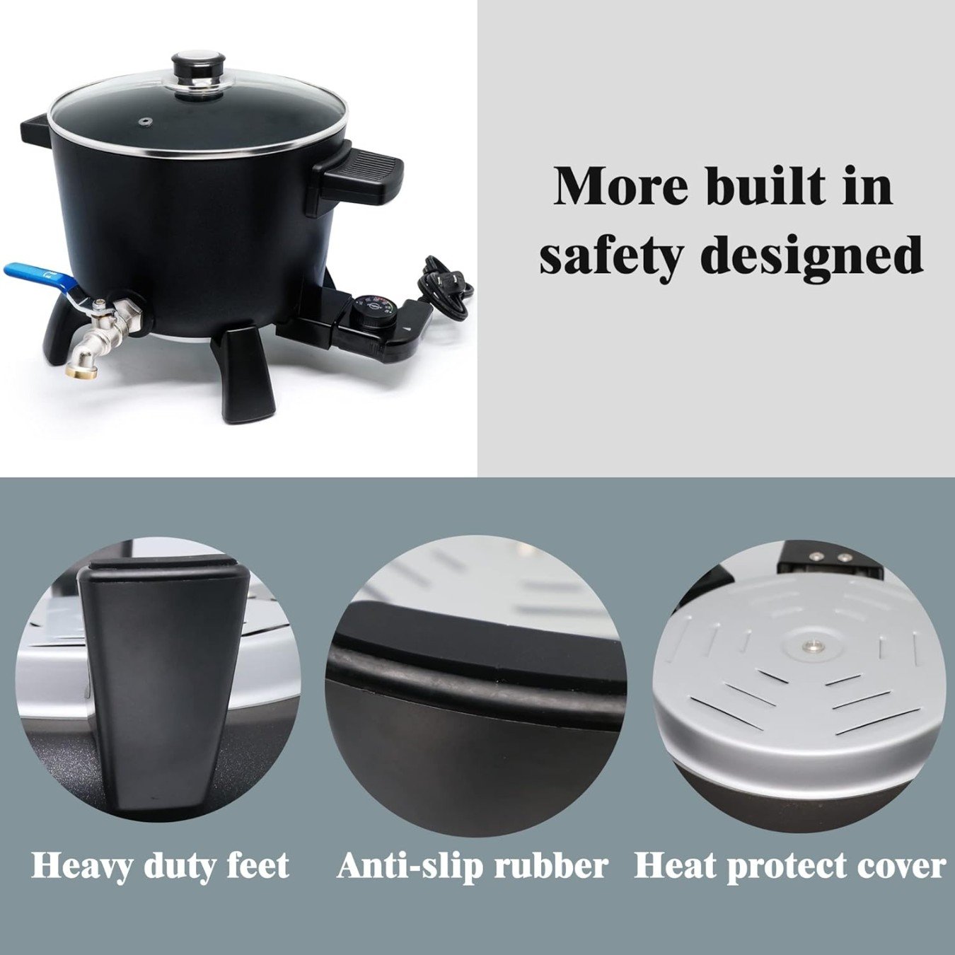 Wax Metler for Candle and Soap Making with Tap - 5L - Image 2