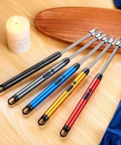 Vedini Electric Rechargeable Gas Lighter β USB Rechargeable Flameless Plasma Lighter for Kitchen, Gas Stove, Candle, BBQ & Outdoor Use