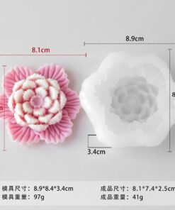 Vedini New Peony flower mold f473 JKB-3147