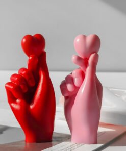 Vedini 3D Heart on Finger Silicon Mold JKB-3144